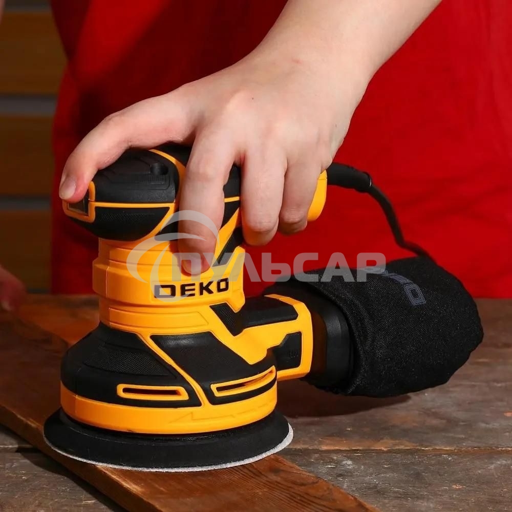 Шлифмашина эксцентриковая сетевая DEKO ZKG-125