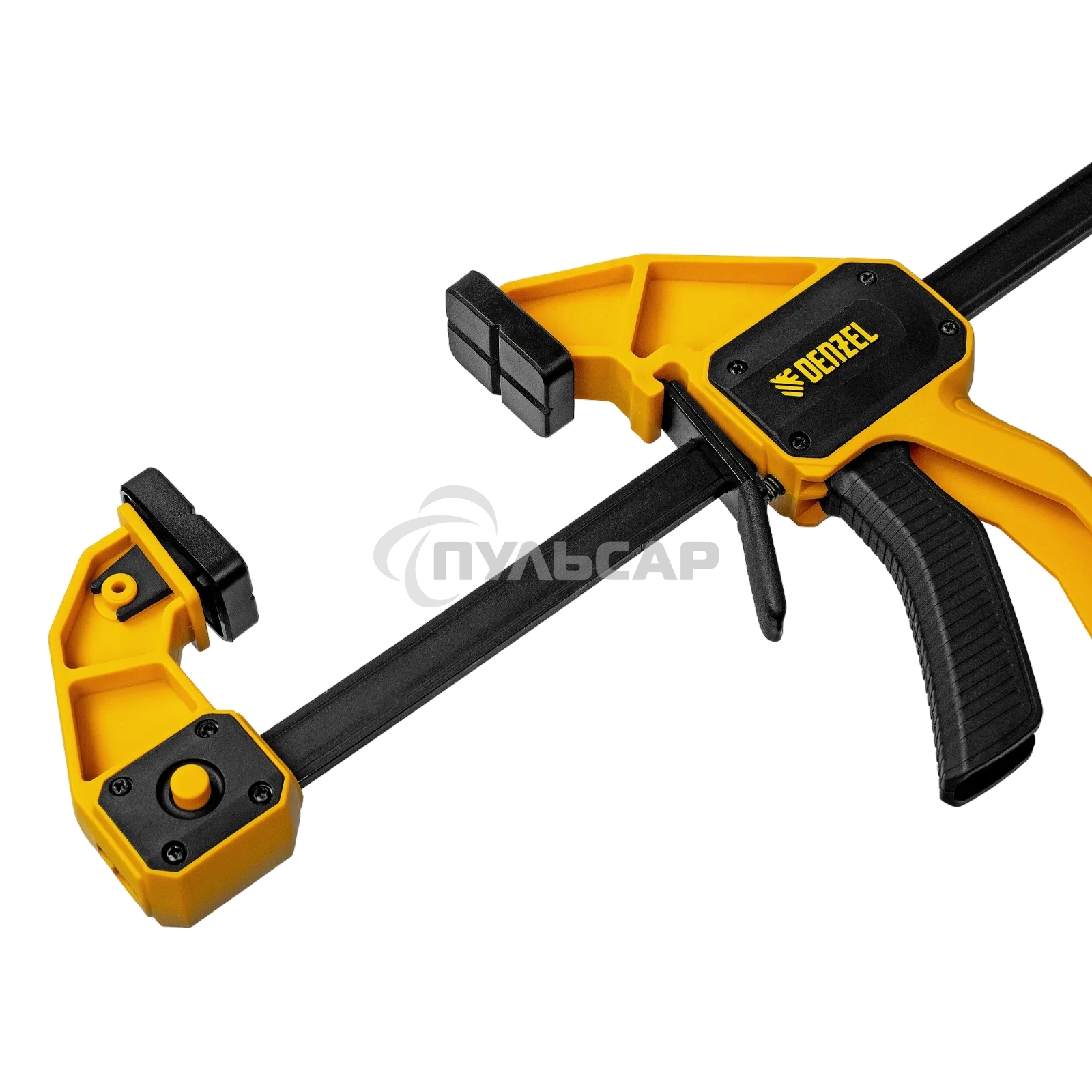 Струбцина Denzel F-образная, быстрозажимная, 300 х 80 мм, усиленный нейлоновый корпус