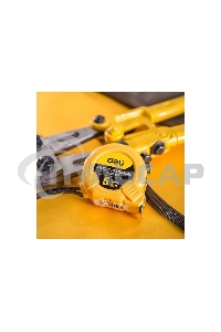 Рулетка Deli DL9025B 5м*25мм Метрическая. Корпус ударопрочный.
