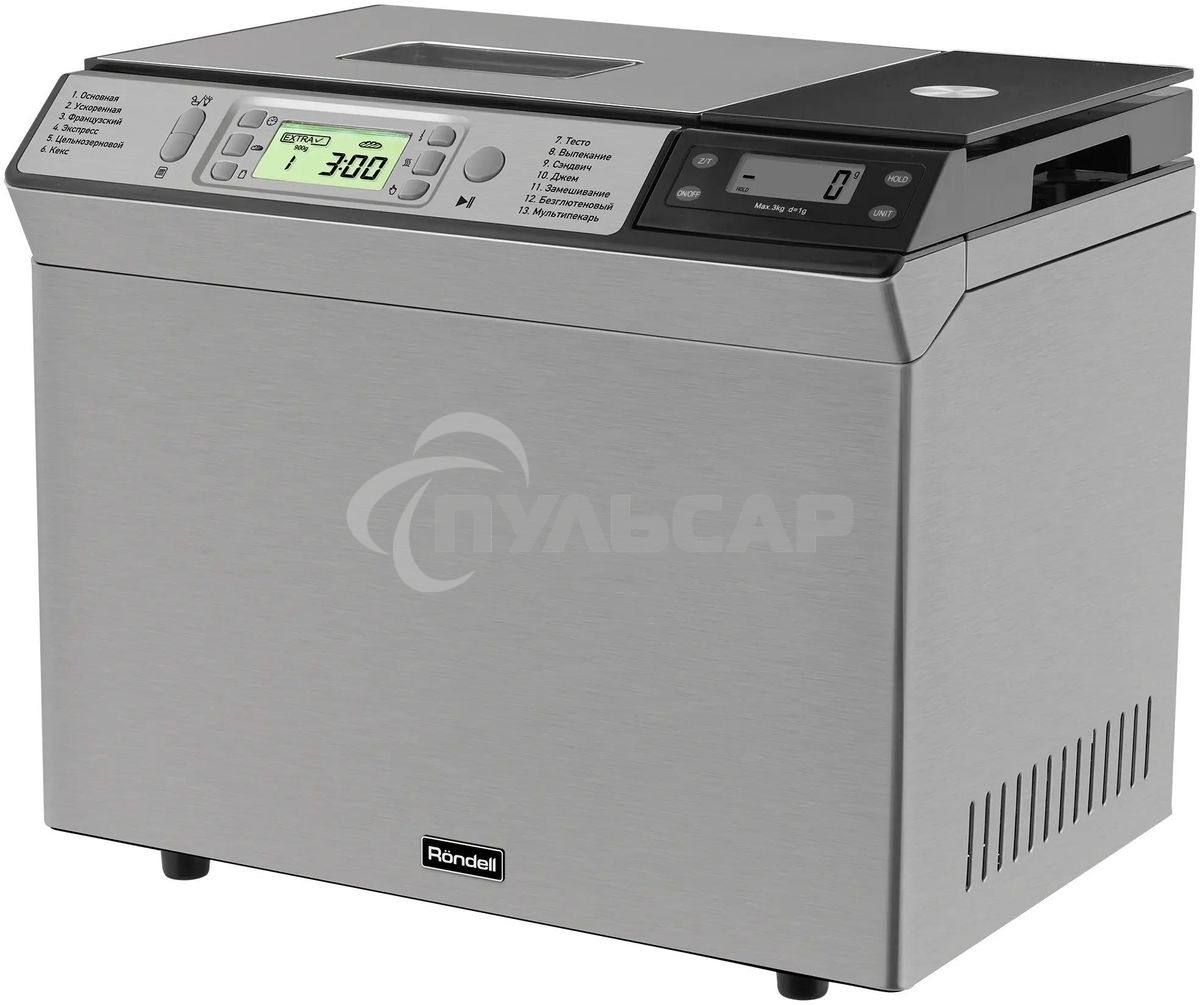 Хлебопечь Rondell RDE-1641, 700Вт, белый