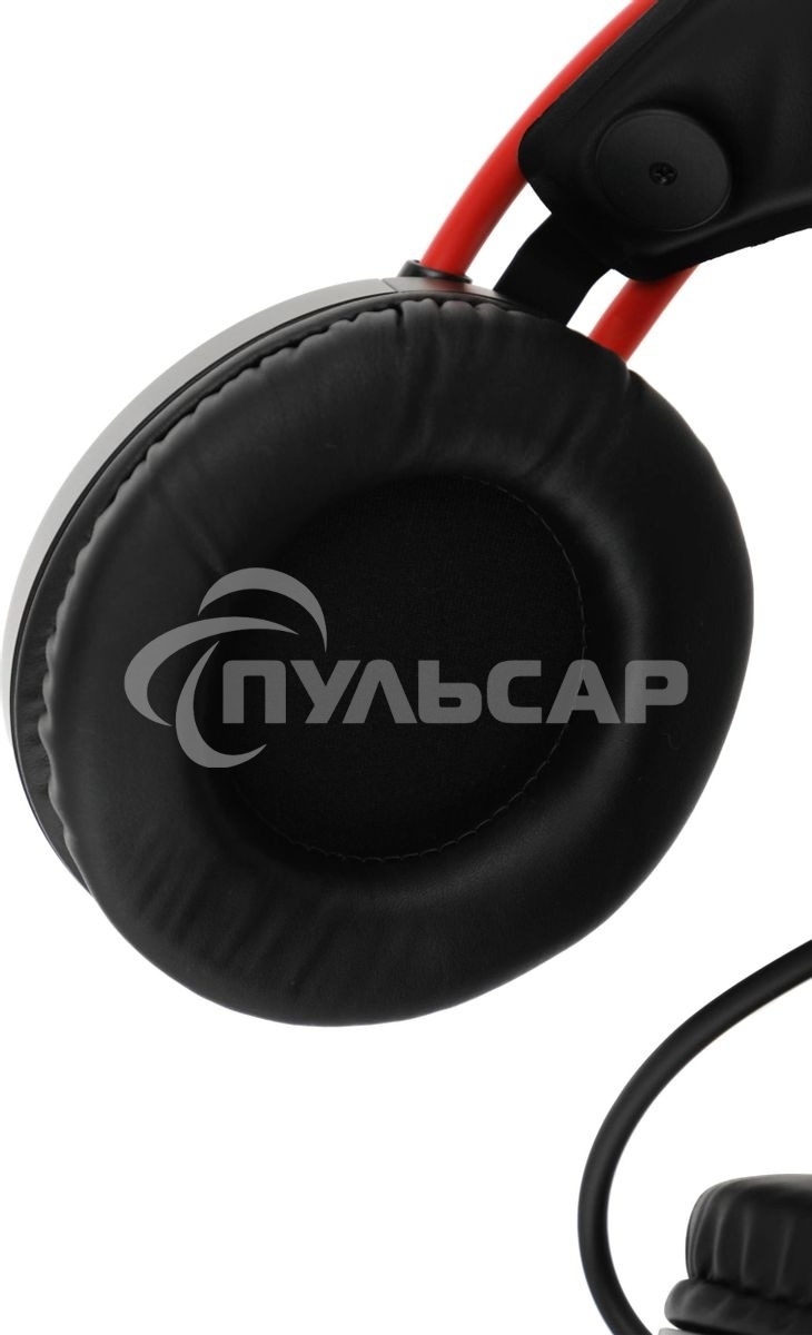 Наушники с микрофоном A4Tech Bloody G200S черный/красный 2м мониторные USB оголовье (G200S USB/ BLACK +RED)