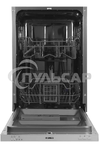 Встраиваемая посудомоечная машина Hyundai HBD 440P, белый, 44.8 см, 9 компл., 49 дБ, класс A++