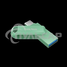 Флешка USB SanDisk SDDDC3 128 Gb, USB3.1 Type-C, зеленая