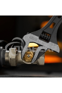 Ключ разводной Denzel 250 мм, CrV, кованый