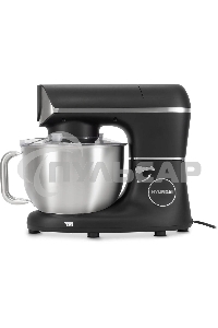 Кухонная машина Hyundai HYM-S8591 планетар.вращ. 1500Вт черный/серебристый