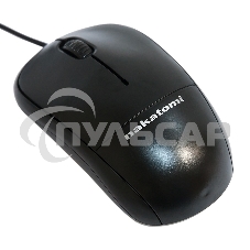 Мышь проводная Nakatomi MON-05U черный, 1000 dpi, USB, кнопки - 3