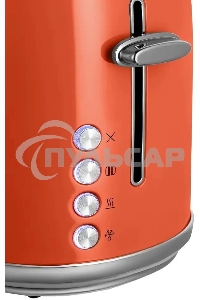 Тостер Kitfort КТ-6456 980Вт красный/серебристый