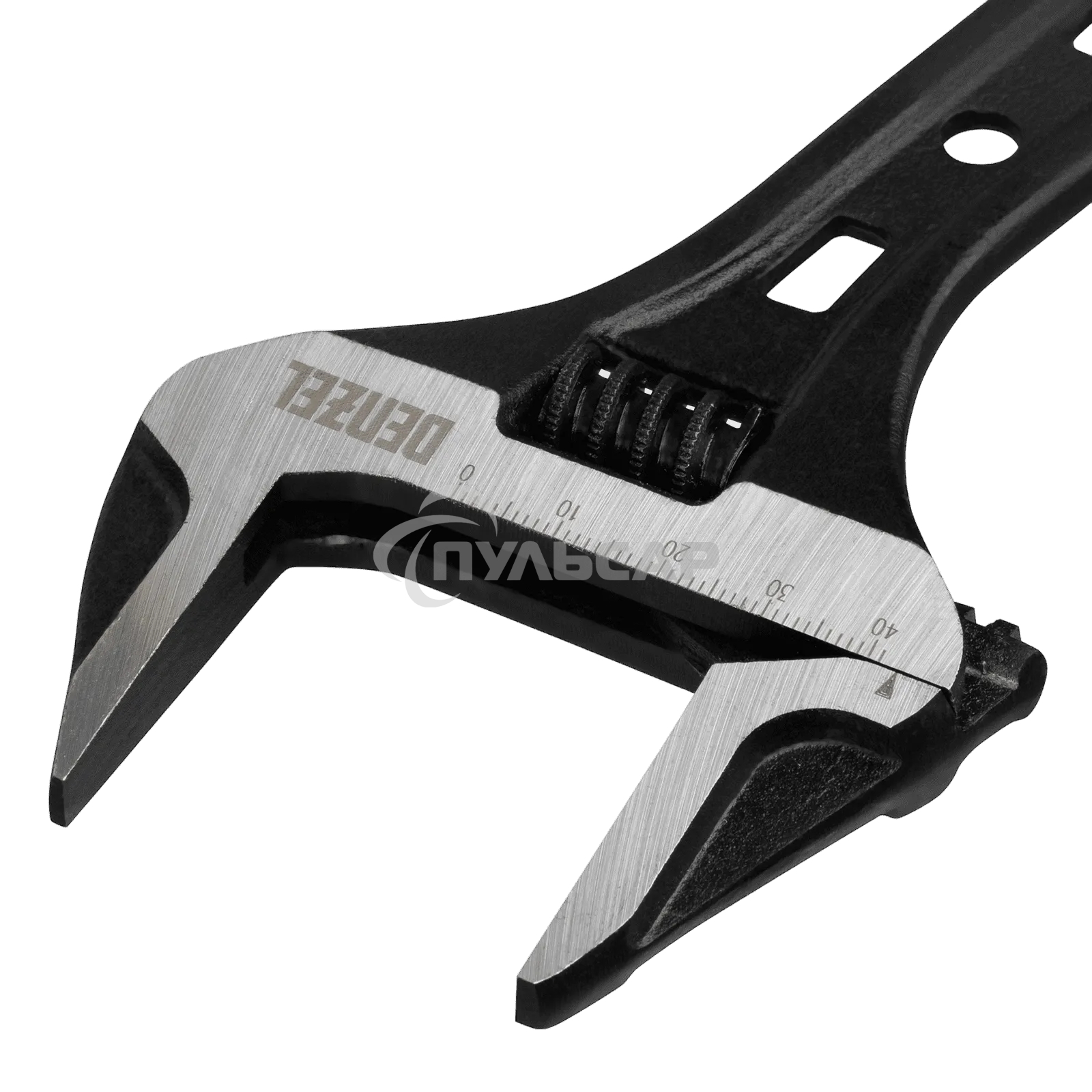 Ключ разводной Denzel 250 мм, CrV, кованый