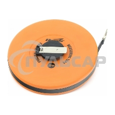 Рулетка геодезическая, 30 м х 12,5 мм, лента ПВХ, закрытый круглый корпус Sparta