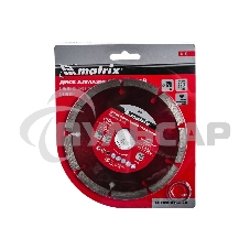 Диск Matrix алмазный отрезной сегментный, 125x22,2 мм, сухая резка PREMIUM