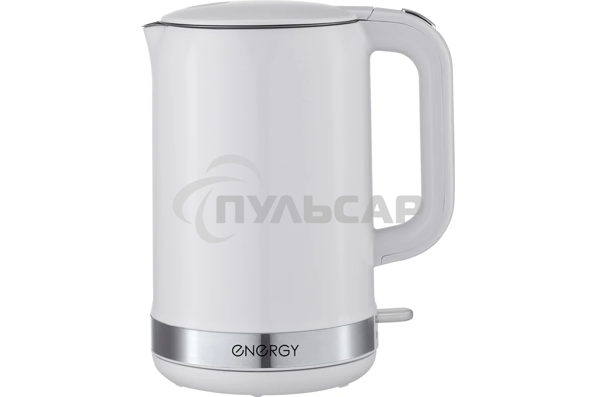Чайник электрический Energy E-218 белый, диск 1,7 л