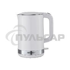 Чайник электрический Energy E-218 белый, диск 1,7 л
