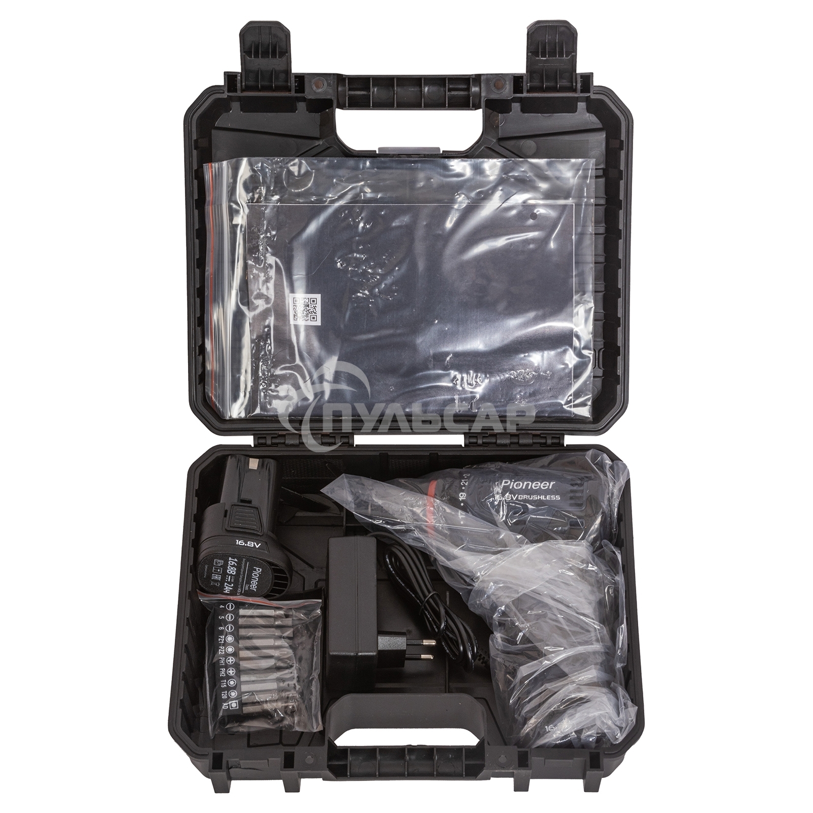 Дрель-шуруповерт аккумуляторная Pioneer CD-E1602BL-12C