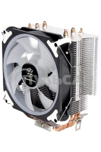 Кулер универсальный Silverstone SST-AR12-RGb Argon CPU Cooler 4 Direct Contact Heatpipe, 120мм PWM RGb Fan, RTL