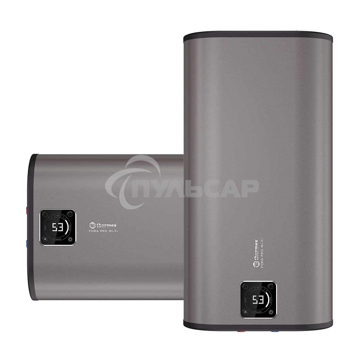 Водонагреватель Thermex Fora 50 (pro) Wi-Fi 2кВт 50л электрический настенный/серый