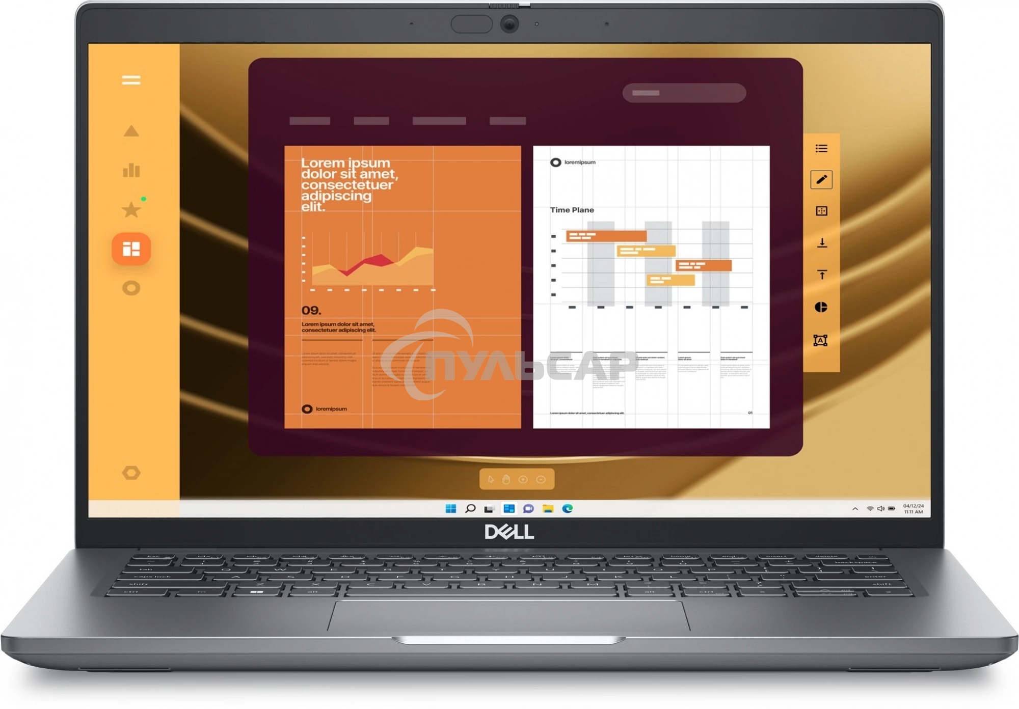 Ноутбук Dell Latitude 5450 черный 5450-5280 Core Ultra 5 125U 8Gb SSD512Gb Intel Arc 14