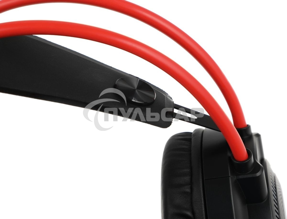 Наушники с микрофоном A4Tech Bloody G200S черный/красный 2м мониторные USB оголовье (G200S USB/ BLACK +RED)