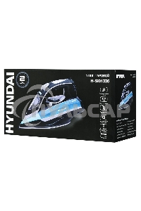 Утюг Hyundai H-SI01336 2800Вт черный/голубой