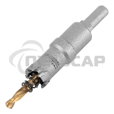 Коронка по металлу Denzel твердосплавная, 19 мм