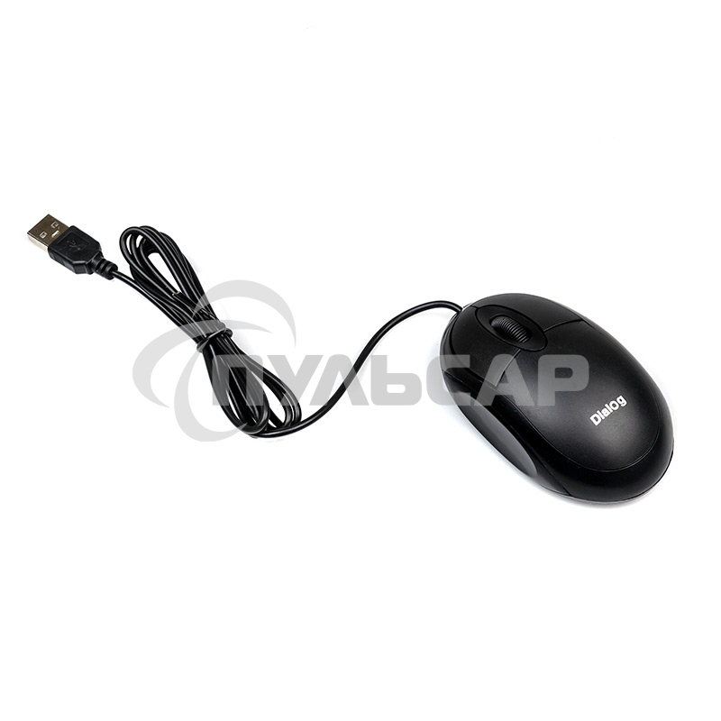 Мышь проводная Dialog Comfort MOC-10U черный, 1200 dpi, USB, кнопки - 3