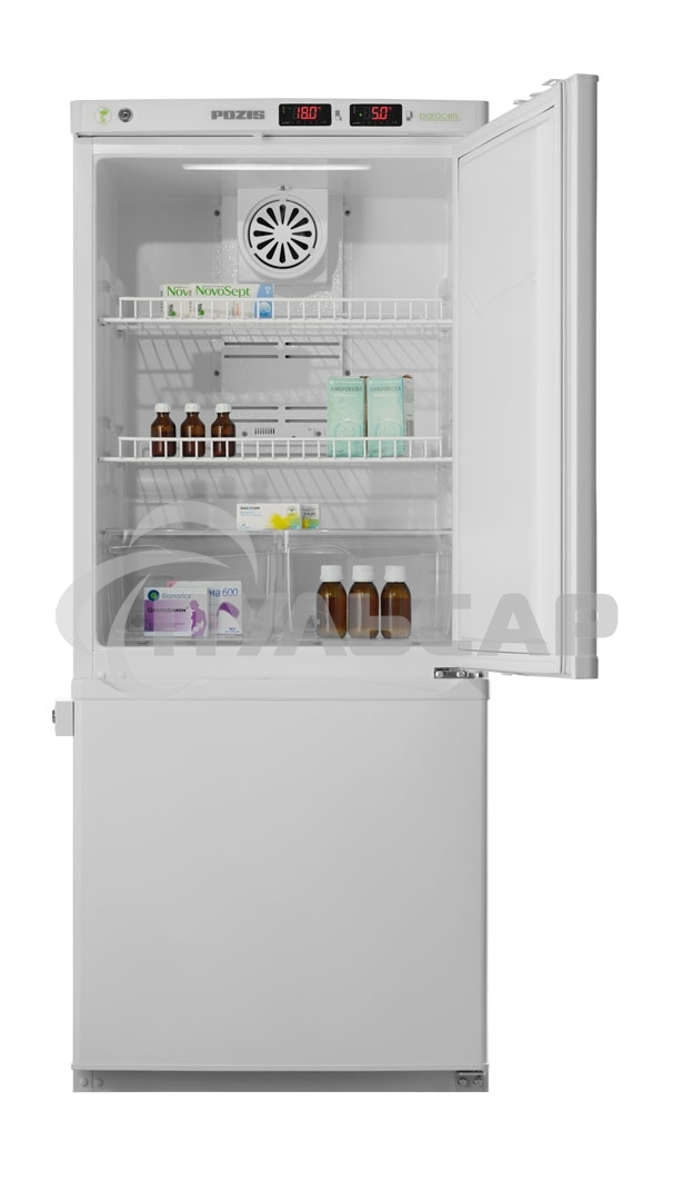 Холодильник комбинированный лабораторный Pozis ХЛ-250 белый двухкамерный 170/80 л морозилка снизу