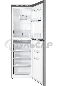 Холодильник Atlant 6623-149 нержавеющая сталь двухкамерный 182/159л морозилка снизу, капельная система