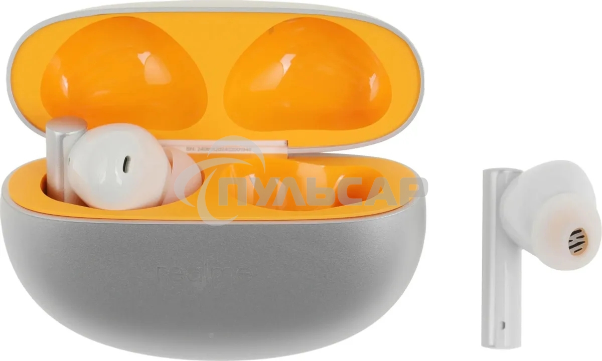 Гарнитура внутриканальные Realme Buds Air 6 серебристый беспроводные bluetooth в ушной раковине