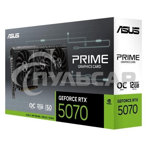 Видеокарта ASUS PRIME-RTX 5070-O12GRTX 5070,HDMI*1,DP*3,12G,D7; 90YV0M10-M0NA00