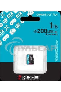 Флеш карта microSDXC 1Tb Kingston SDCG4/1TbSP Canvas Go! Plus w/o adapter
