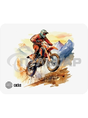 Коврик для мыши Cactus Motobike 250x200x3мм (CS-MP-D12S)