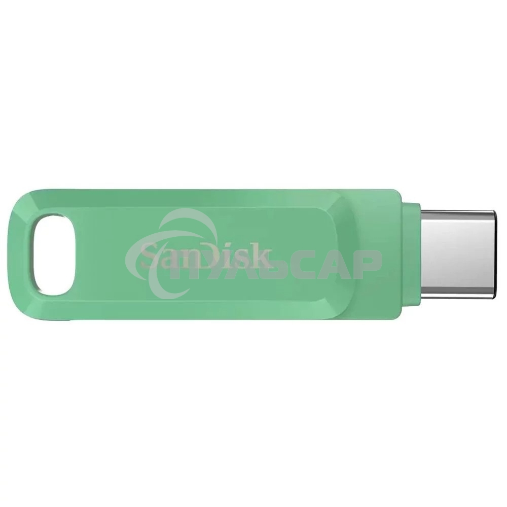 Флешка USB SanDisk SDDDC3 128 Gb, USB3.1 Type-C, зеленая
