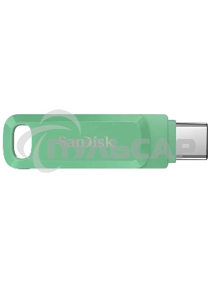 Флешка USB SanDisk SDDDC3 128 Gb, USB3.1 Type-C, зеленая