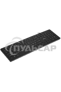 Клавиатура проводная Dialog Katana KK-ML17U BLACK - Multimedia, с янтарной подсветкой клавиш, USB, черная