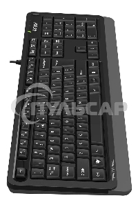 Клавиатура проводная A4Tech Fstyler FKS10, USB, черный/серый