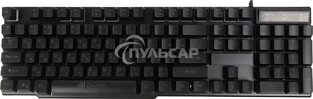 Клавиатура проводная Oklick 780G SLAYER, USB, черный