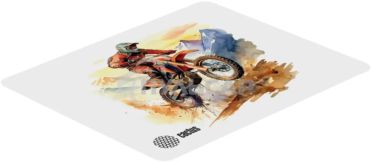 Коврик для мыши Cactus Motobike 250x200x3мм (CS-MP-D12S)