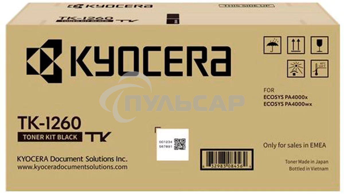 Картридж лазерный TK-1260 10 000 стр. для PA4000x/PA4000wx (1T0C150NL0)