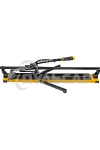 Плиткорез рельсовый 800х16мм, каретка на подш., стальная станина, усил. рукоятка-пенал Denzel
