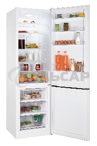 Холодильник Nordfrost NRB 134 W белый двухкамерный 238/100л морозилка снизу, капельная система