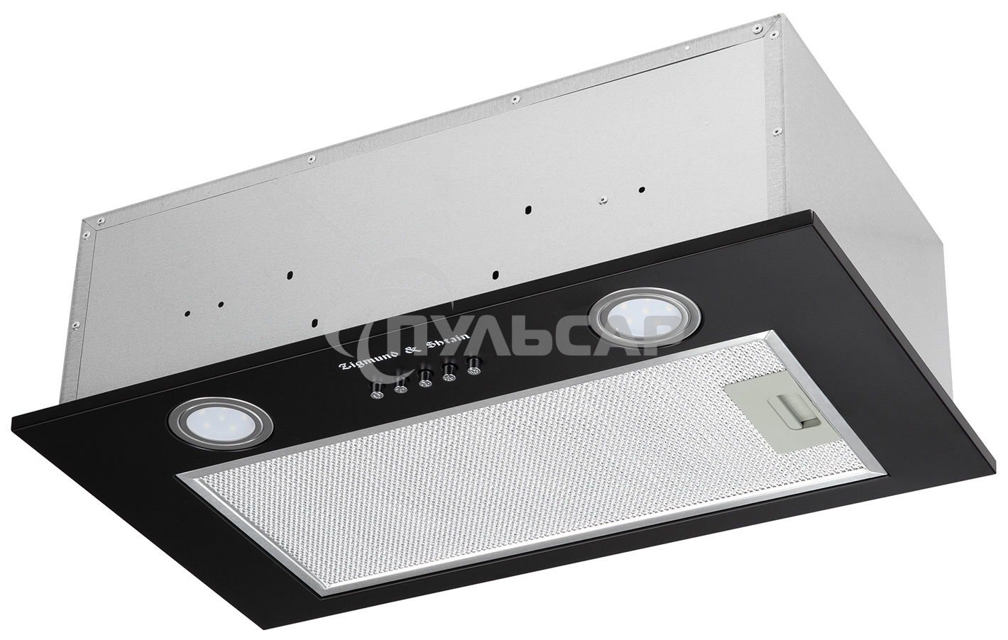 Вытяжка встраиваемая Zigmund & Shtain K 018.5 B черный, 50 см, 660 куб. м/ч, 58.6 дБ