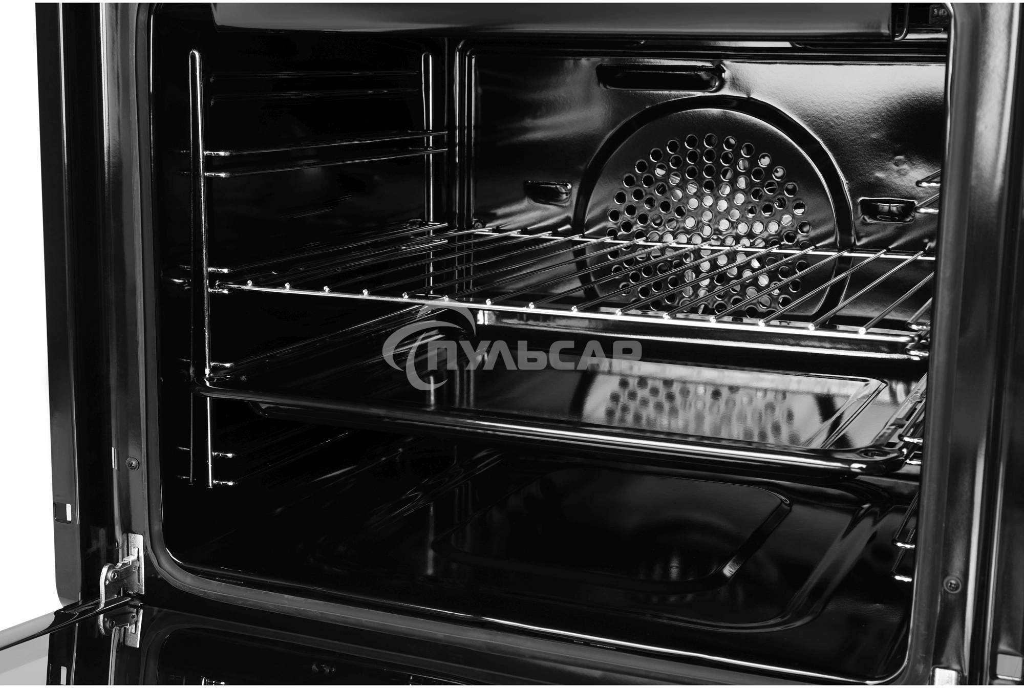 Духовой шкаф Электрический Hyundai HEO 6631 BG черное стекло