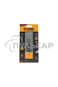 Сверло ступенчатое Denzel 6-8-10-12-14-16-18-20-22-24-26-28-30мм, Р6М5, 6-гр. хвостовик 723604