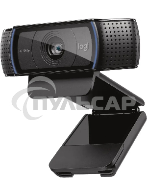 Веб-камера Logitech HD Pro C920 черный 3Mpix (1920x1080) USB2.0 с микрофоном (960-001062)