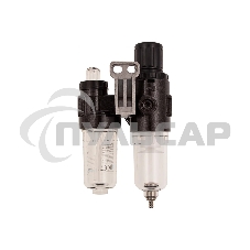 Блок подготовки воздуха регулятор-фильтр-лубрикатор FLR1500, 10 бар, 1500 л/мин, 1/4