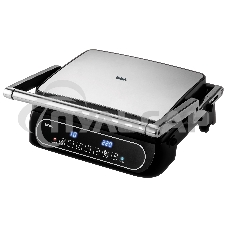 Гриль электрический BBK BEG3001 2000 Вт, черный/металлик