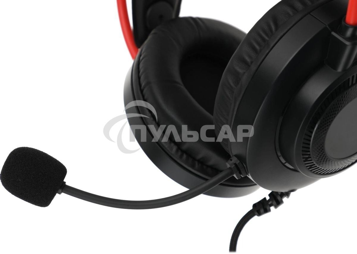 Наушники с микрофоном A4Tech Bloody G200S черный/красный 2м мониторные USB оголовье (G200S USB/ BLACK +RED)