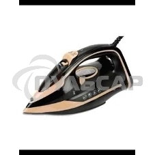 Утюг Kelli KL-1656, 3000 Вт, черный/бежевый