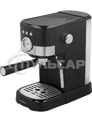 Кофеварка рожковая ENERGY EN-256R (108169) черный, исп. кофе - молотый, 1,2 л, 1100 Вт, 15 бар