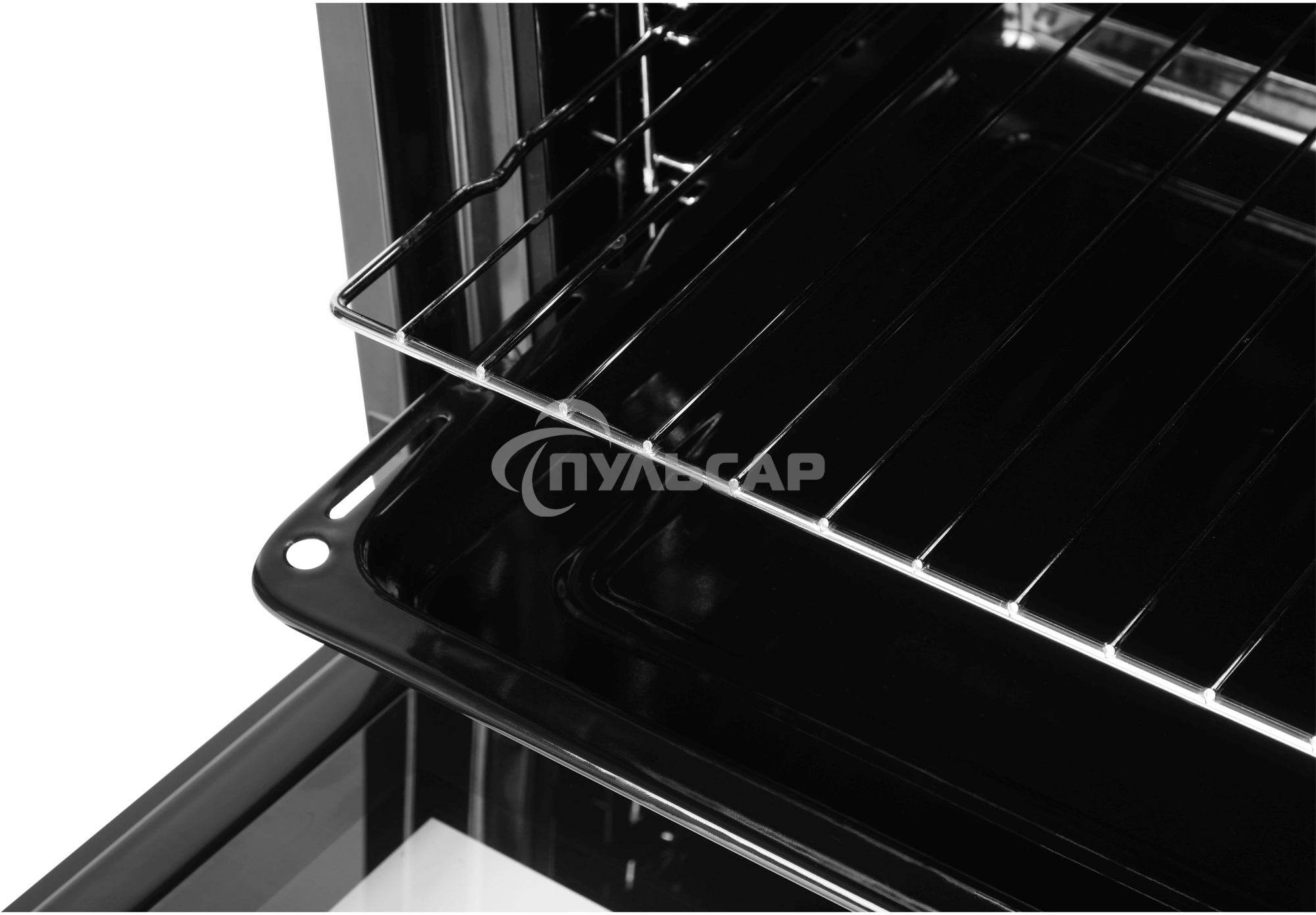 Духовой шкаф Электрический Hyundai HEO 6631 BG черное стекло