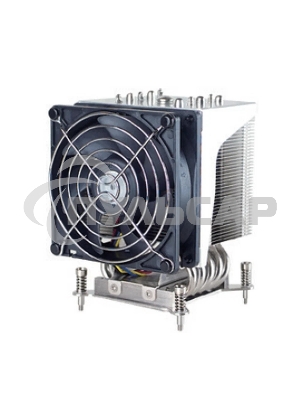 Кулер серверный Ablecom ACL-S40200 серебристый, 92 мм, алюминий/медь, 3800 об/мин, 38 дБ, 4 pin, 205 Вт, 126 мм